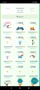 Vendo Minha Conta De Pokémon Go Com lendários e muito mais - Pokemon GO