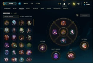 Conta prata 3 com 60 skins e 81 champs - League of Legends LOL