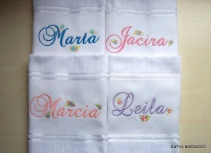 Toalha de Mão Personalizada - Artesanato e Personalizados