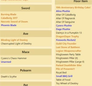 Conta AQW 2012 - Adventure Quest World
