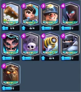 Clash Royale 8 lendárias