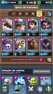 Clash Royale 8 lendárias