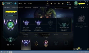 Conta lol diamante 2/Flex diamante 4 - League of Legends