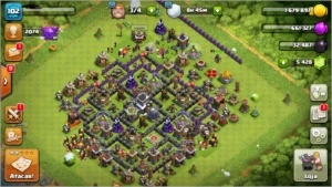 Clash Royal Arena 10 + Clash Of Clans CV9 - Clash Royale