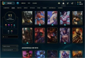 Conta do lol a venda com a troca de email garantida! - League of Legends