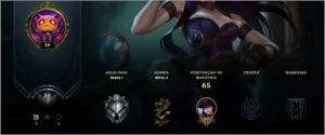 conta prata 1 - League of Legends LOL
