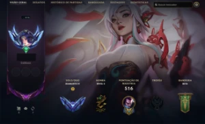 Conta main LOL MMR mestre soloq e challenger flex + Valorant - League of Legends