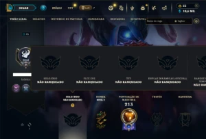 Unranked com 95 Champs e 60 Skins ( SUP / TOP ) - League of Legends LOL