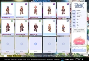 Conta Sentinela 175 - Ragnarok Online