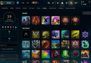 Conta Prata, Lvl 34, Upada Na Mão, 3 Skins Epicas, 4K Ea - League of Legends LOL