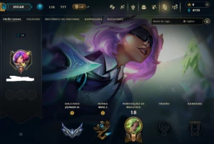 Conta Prata, Lvl 34, Upada Na Mão, 3 Skins Epicas, 4K Ea - League of Legends LOL