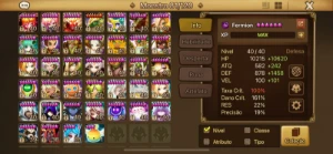 Contas Summoners War "Fermion"