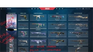 Conta de Valorant com muitas skins
