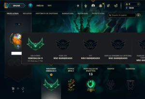 Esmeralda 2 com 30 Champs e 1 Skins ( SEM EMAIL CONFIRMADO ) - League of Legends LOL