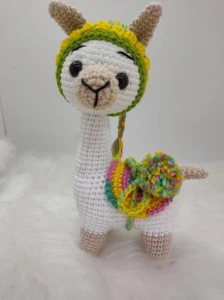 Lhama de crochê - Artesanato e Personalizados