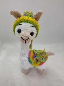 Lhama de crochê - Artesanato e Personalizados