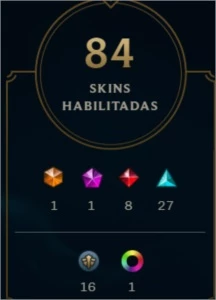 Conta de lol 2013 84 skins - League of Legends
