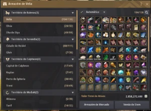 Conta Black Desert - Wusa Bs pen/Colar Pen