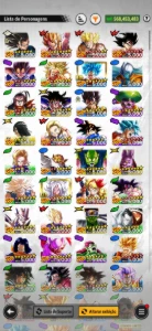 Conta Dragon Ball Legends - Nível 245 (6.365 Cristais)