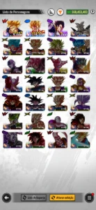 Conta Dragon Ball Legends - Nível 245 (6.365 Cristais)