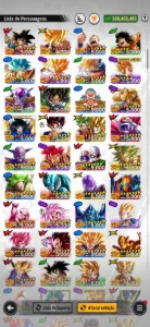 Conta Dragon Ball Legends - Nível 245 (6.365 Cristais)