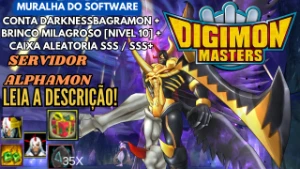 Conta Digimon Masters Com Susanomon Shin + ITEM GALLANT SHIN - Digimon Masters Online DMO