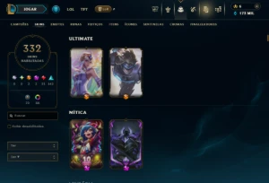 Conta Lol 100% Segura F.A | 332 Skins | Nvl 530 | + Brinde - League of Legends