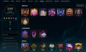 Conta Lol 100% Segura F.A | 332 Skins | Nvl 530 | + Brinde - League of Legends