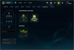 Conta Platina IV - League of Legends LOL