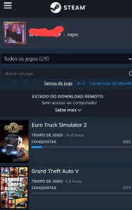 Conta steam GTA 5 + ETS 2