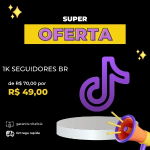 Seguidores do TikTok | 100% BR | RÁPIDO✅ - Redes Sociais