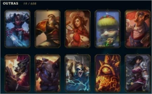 Conta League Of Legends, level 107, skins lendarias e etc LOL
