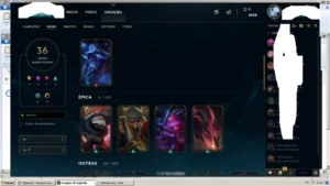 Conta LoL com 2 skins ultimate - League of Legends