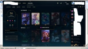 Conta LoL com 2 skins ultimate - League of Legends