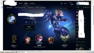 Conta LoL com 2 skins ultimate - League of Legends