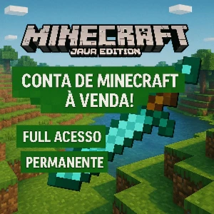 Conta Minecraft Full Acesso Permanente Com Skin E Nick