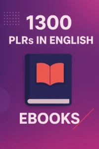 1300 ebooks em inglês com direitos de vendas