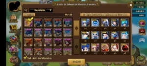 Conta Summoners War Maximilian Mestre das armas de escuridão