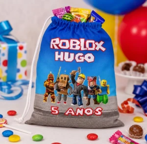 Saquinho personalizado - Artesanato e Personalizados