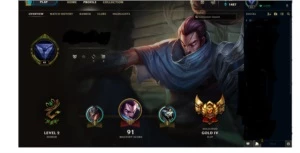 CONTA LVL 41 GOLD IV LEAGUE OF LEGENDS LOL