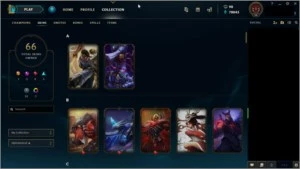 Conta Platina 2 todos champion 66 skins - League of Legends LOL