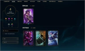 Conta Platina 4 - PROMOÇÃO!!! - League of Legends LOL