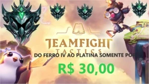 ELO JOB TFT / DO FERRO lV AO PLATINA lV POR APENAS R$ 30,00 - League of Legends LOL