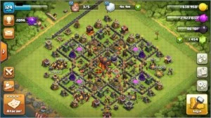 CV 9 FULL + CC 8 BEM UPADO + ARENA 10 - Clash of Clans