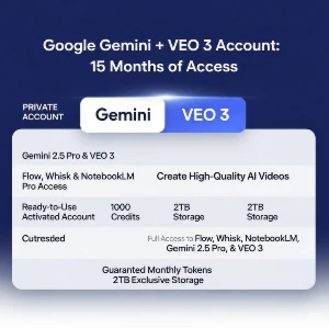 GEMINI 2.5 + VEO 3 (Acesso por 15 MESES!!) - Assinaturas e Premium