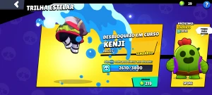 Conta brawl stars muiito boa 2 lendários desbloqueando kanji