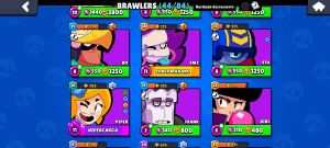 Conta brawl stars muiito boa 2 lendários desbloqueando kanji