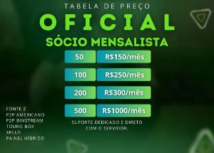 Revenda IPTV/P2P Barato - Assinaturas e Premium