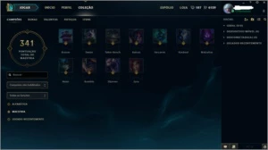 Conta League of Legends 127 CHAMP's , PRATA . LOL