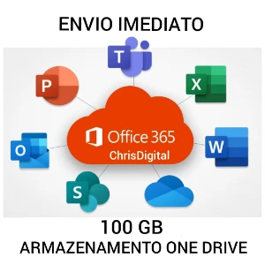 Office 365 Original 05 usuários vitalício Conta Nova 100 GB - Softwares e Licenças